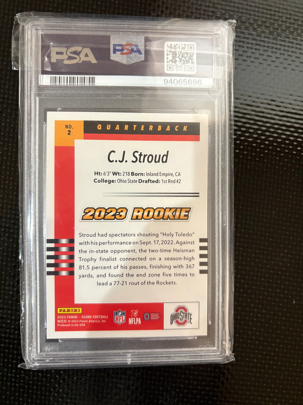 2023 Score Throwback Rookie