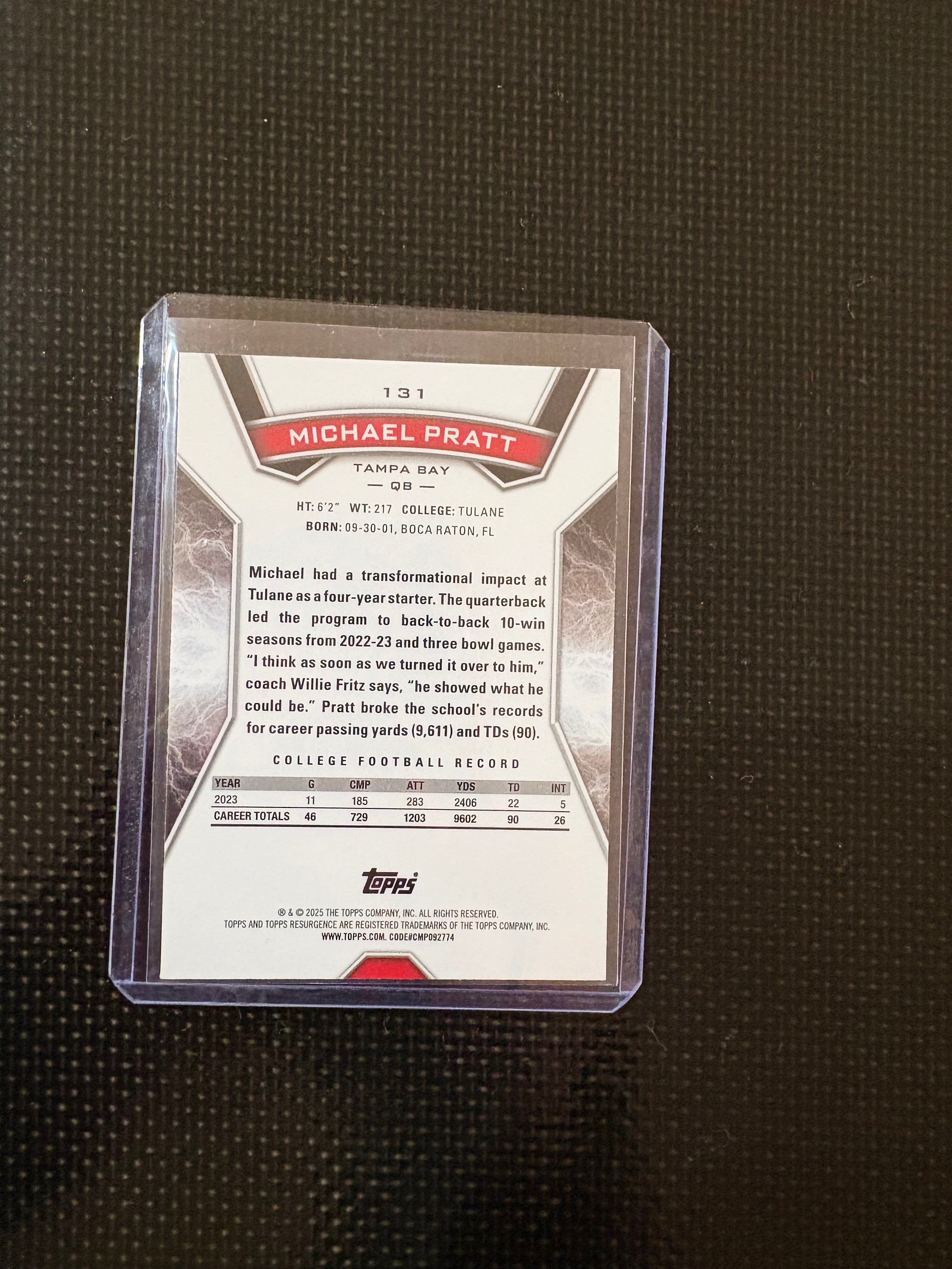 Topps Resurgence card