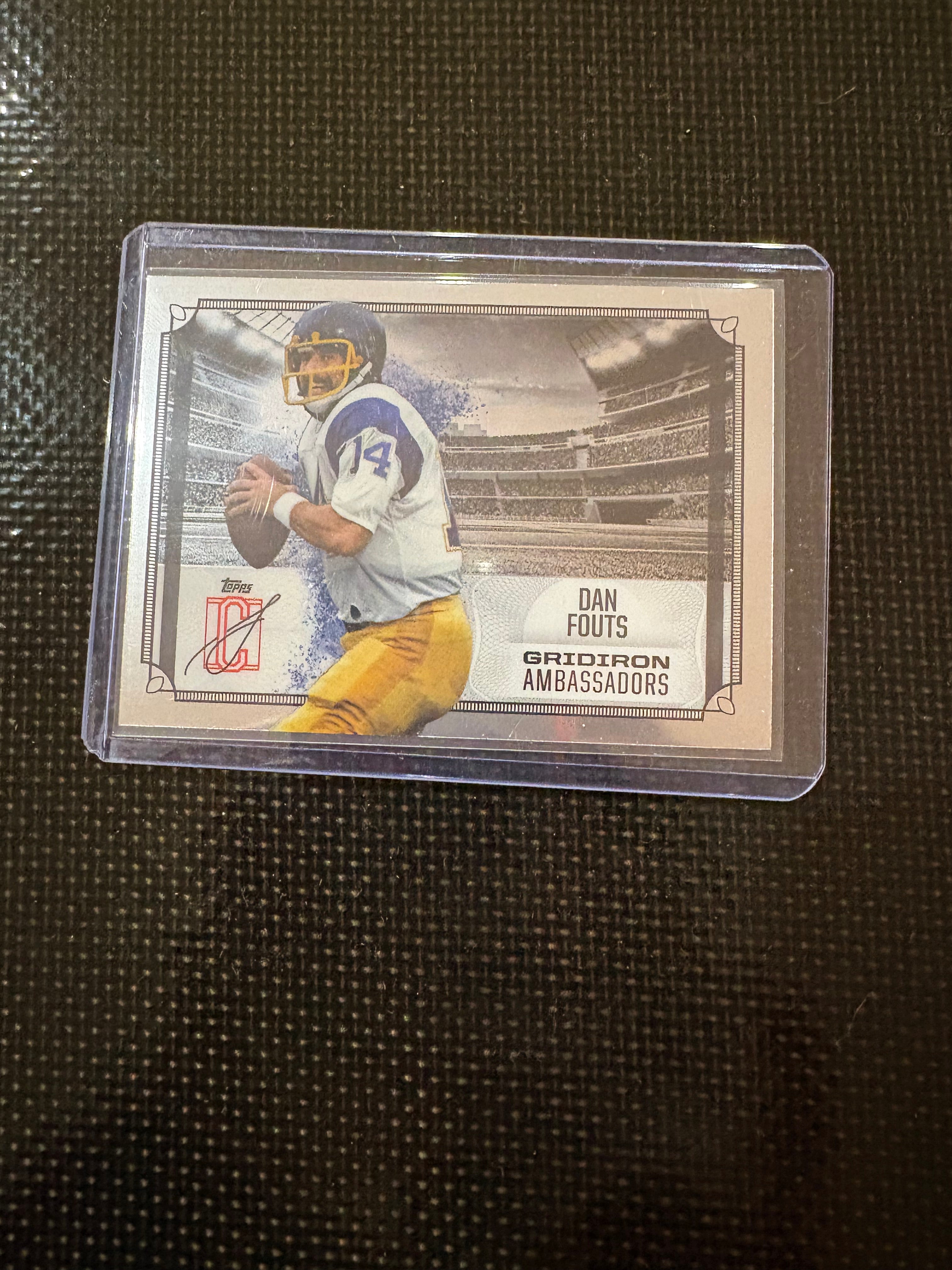 Topps signature card