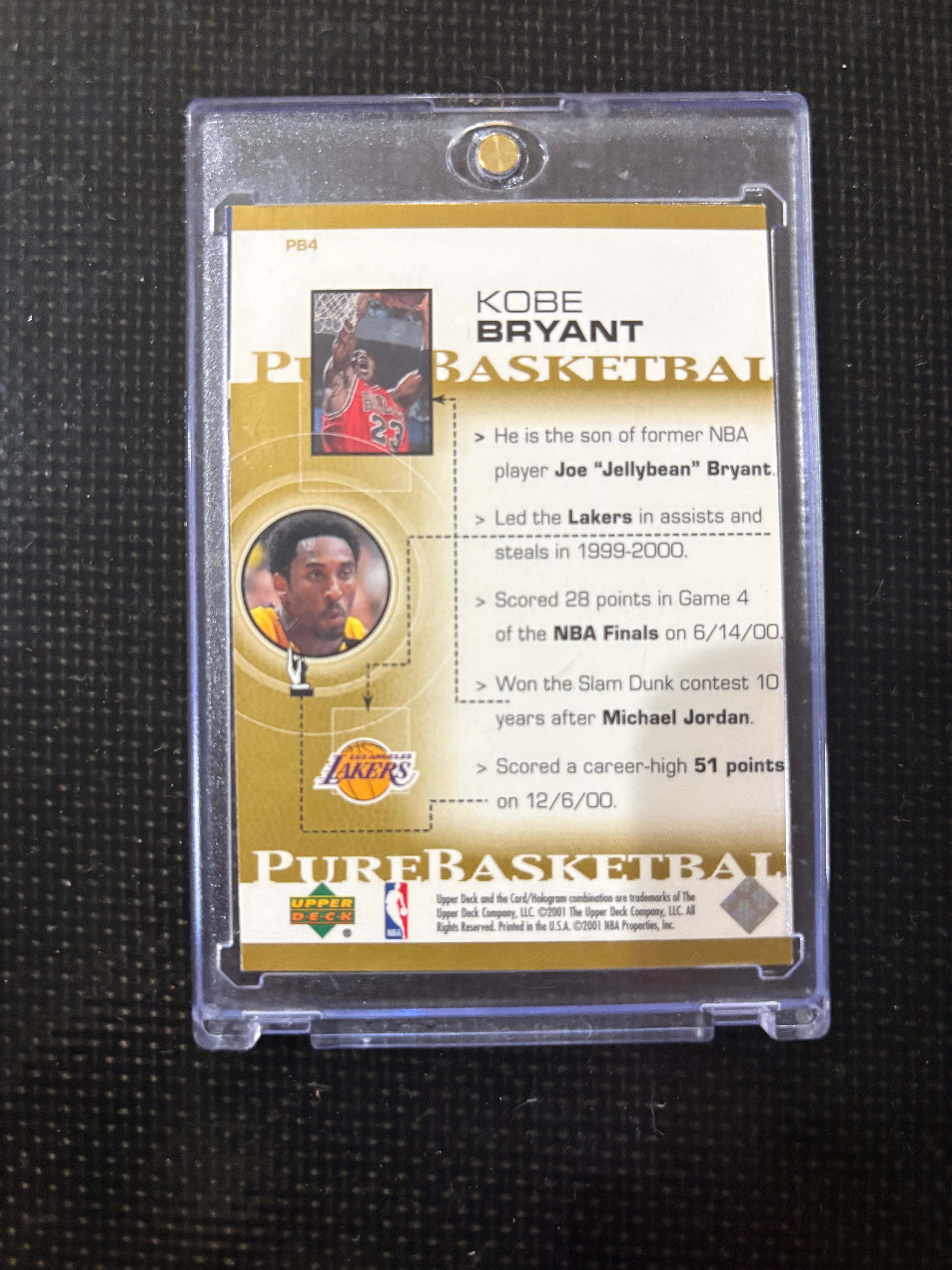 2001 Upper Deck card