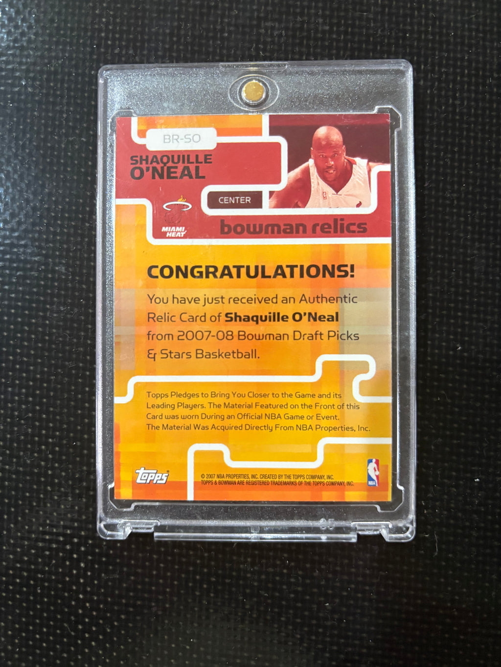 2007 Bowman Relics